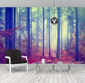 Picture of Magic color vintage forest